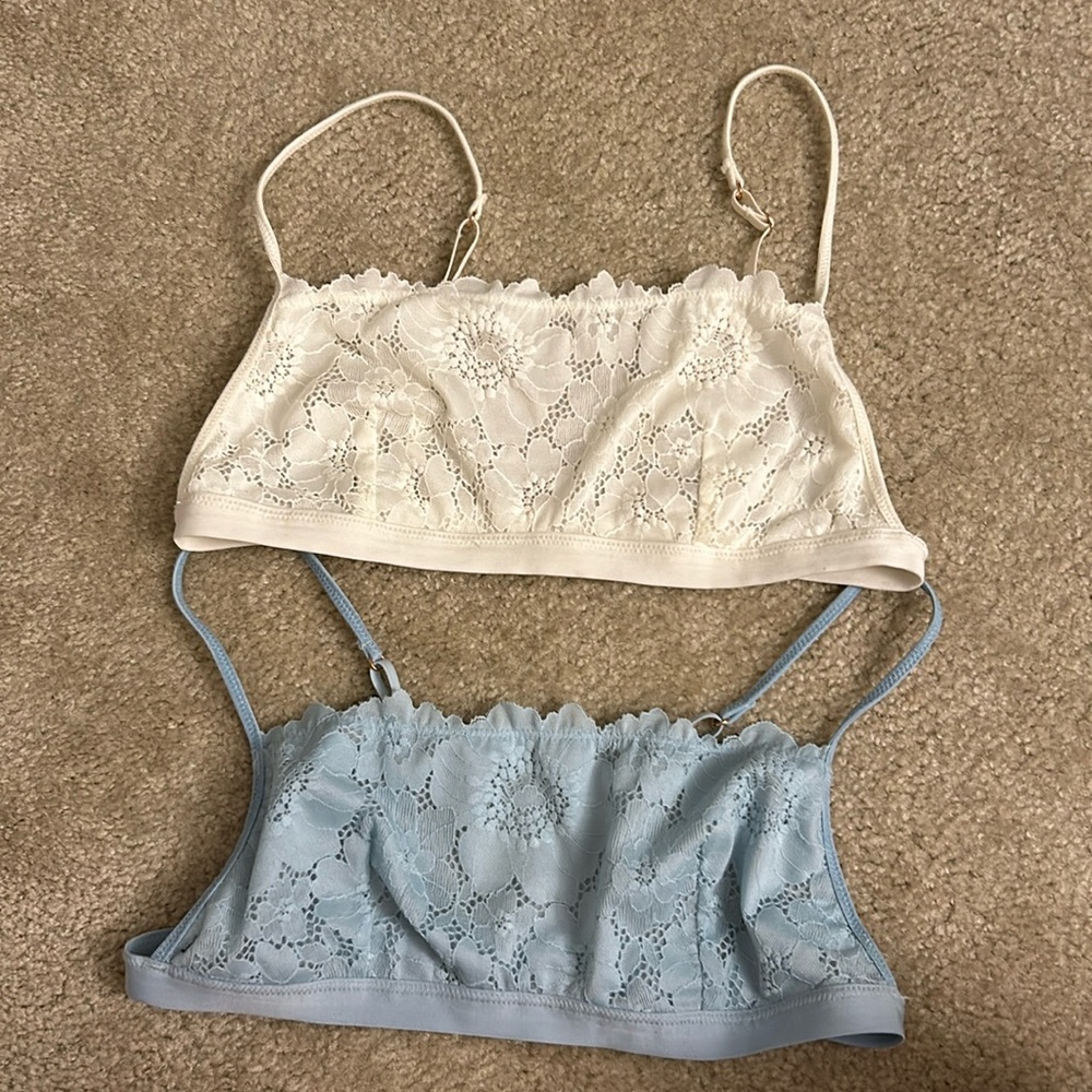 aerie bralette set size M